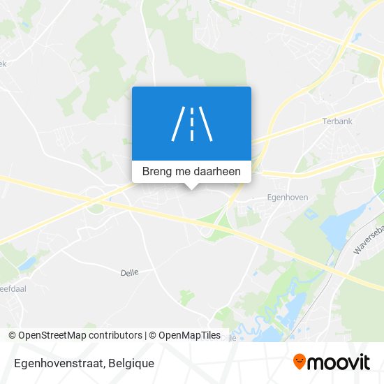 Egenhovenstraat kaart