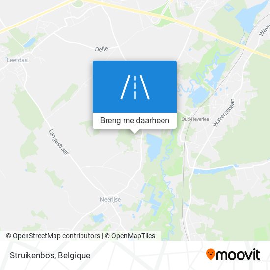 Struikenbos kaart