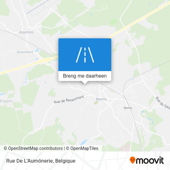 Rue De L'Aumônerie kaart