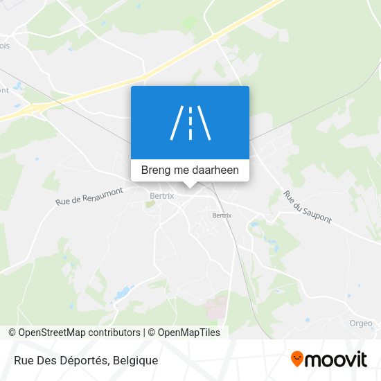 Rue Des Déportés kaart