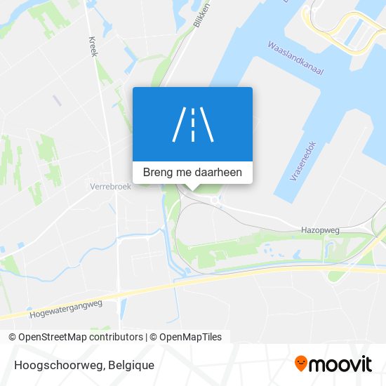 Hoogschoorweg kaart