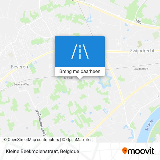 Kleine Beekmolenstraat kaart