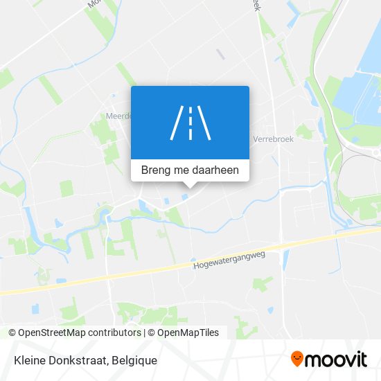 Kleine Donkstraat kaart