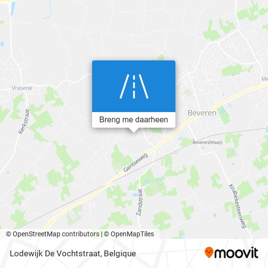 Lodewijk De Vochtstraat kaart