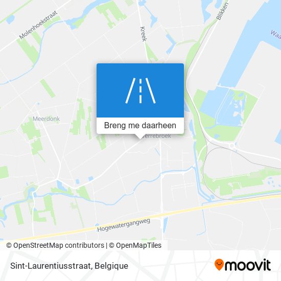 Sint-Laurentiusstraat kaart