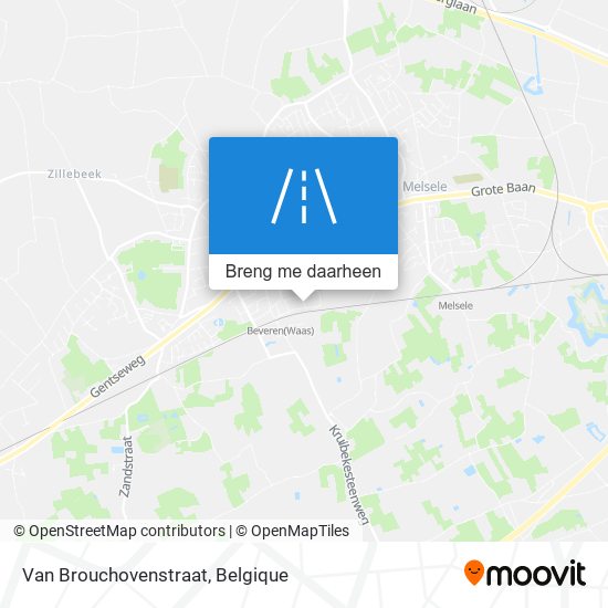 Van Brouchovenstraat kaart