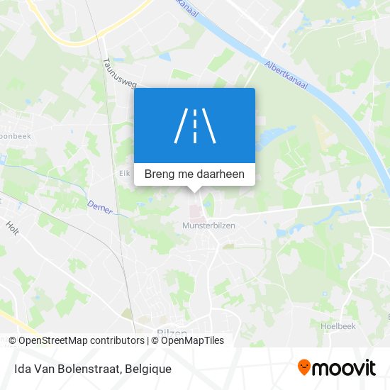 Ida Van Bolenstraat kaart