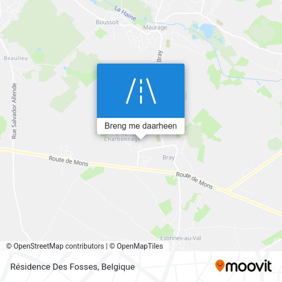 Résidence Des Fosses kaart