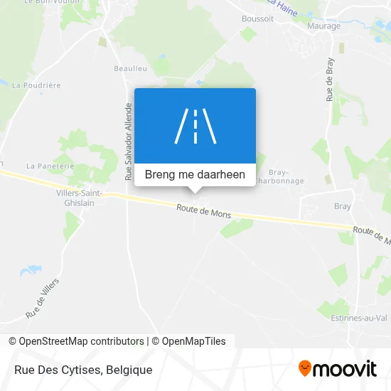 Rue Des Cytises kaart