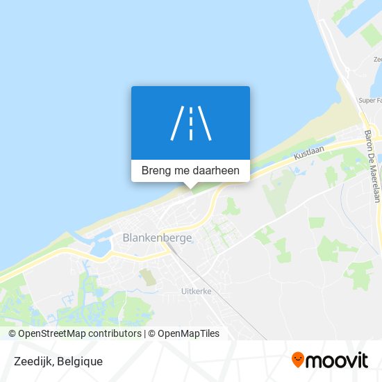 Zeedijk kaart