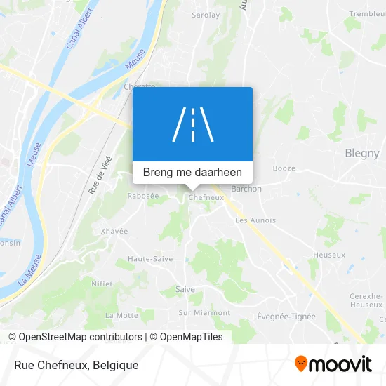 Rue Chefneux kaart