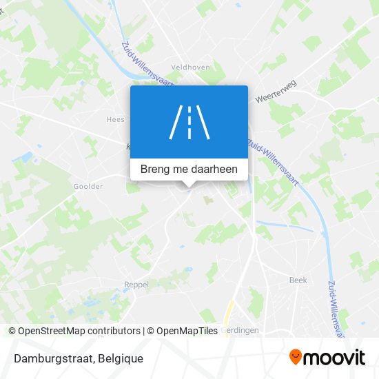 Damburgstraat kaart