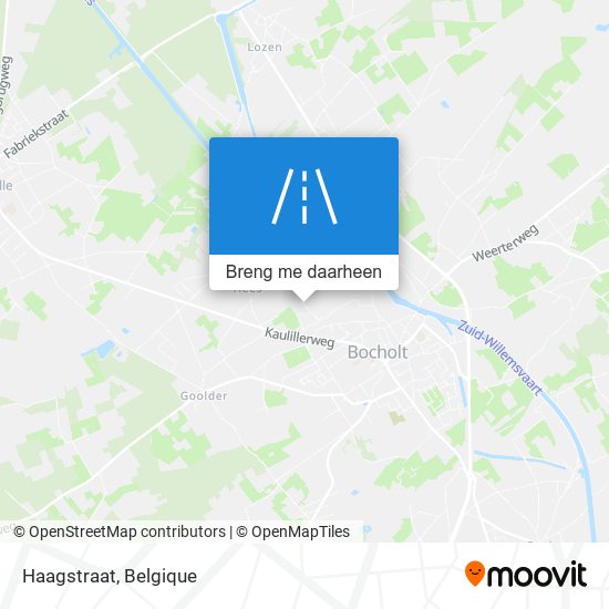 Haagstraat kaart