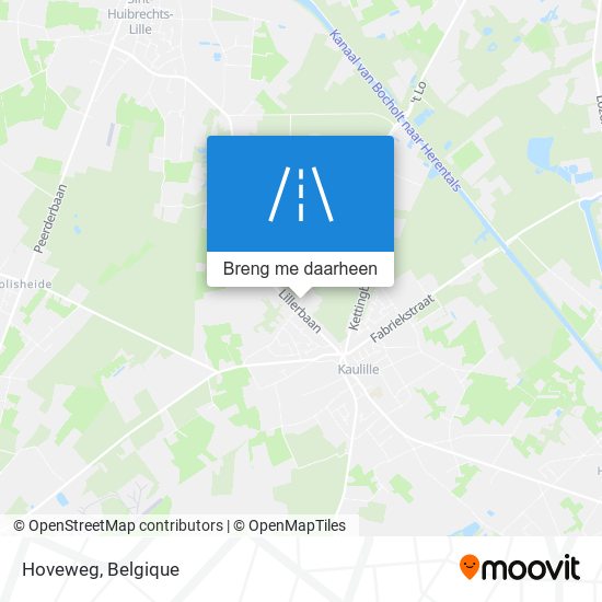 Hoveweg kaart