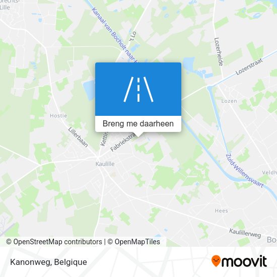 Kanonweg kaart