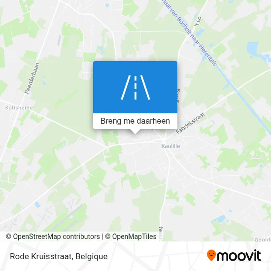 Rode Kruisstraat kaart