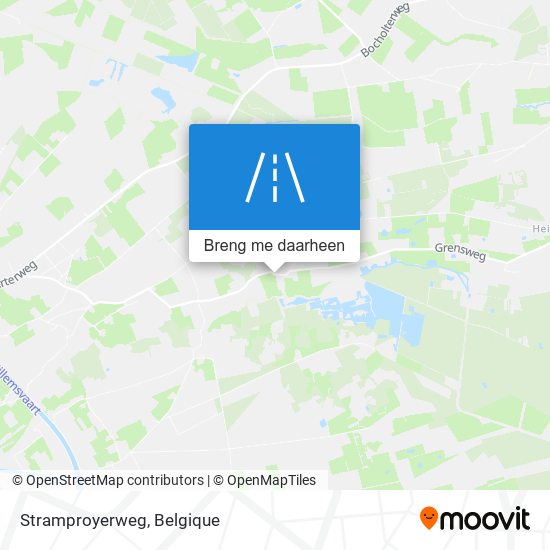 Stramproyerweg kaart