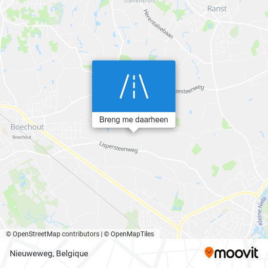 Nieuweweg kaart