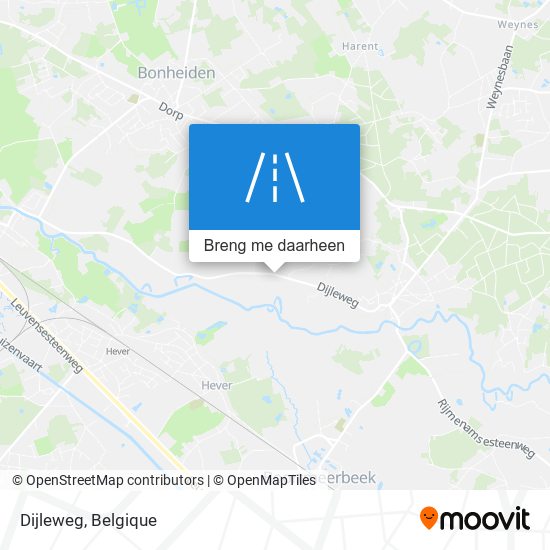 Dijleweg kaart