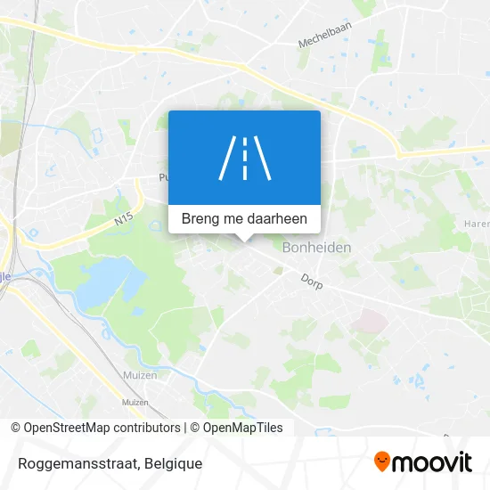 Roggemansstraat kaart