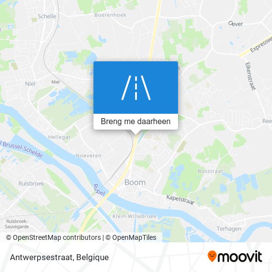 Antwerpsestraat kaart
