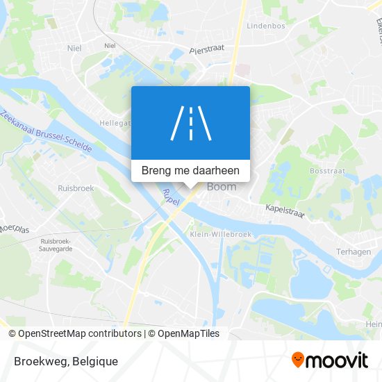 Broekweg kaart