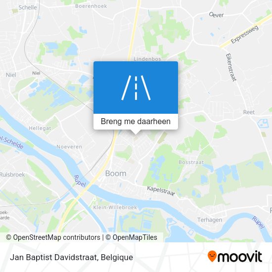 Jan Baptist Davidstraat kaart