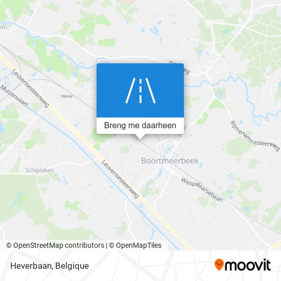 Heverbaan kaart