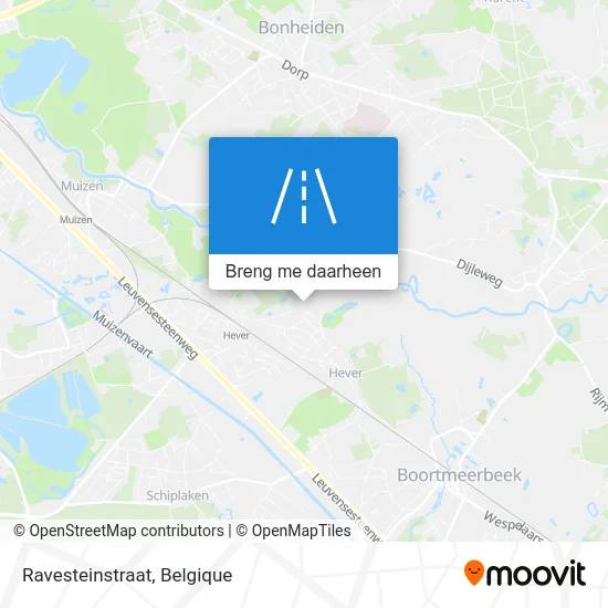 Ravesteinstraat kaart