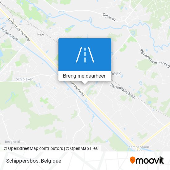 Schippersbos kaart