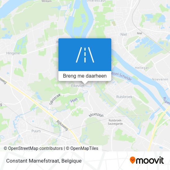 Constant Marnefstraat kaart