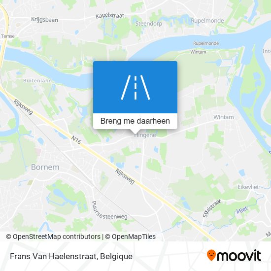 Frans Van Haelenstraat kaart