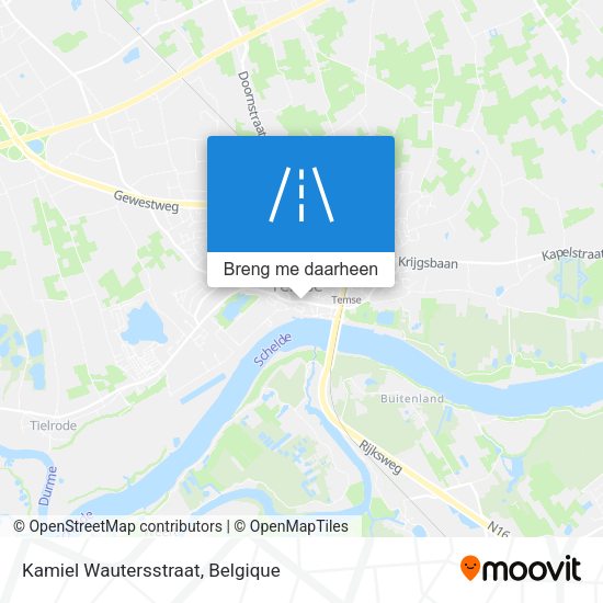 Kamiel Wautersstraat kaart