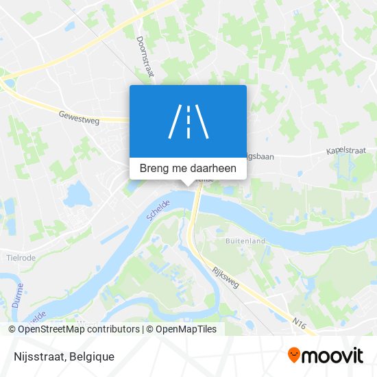 Nijsstraat kaart