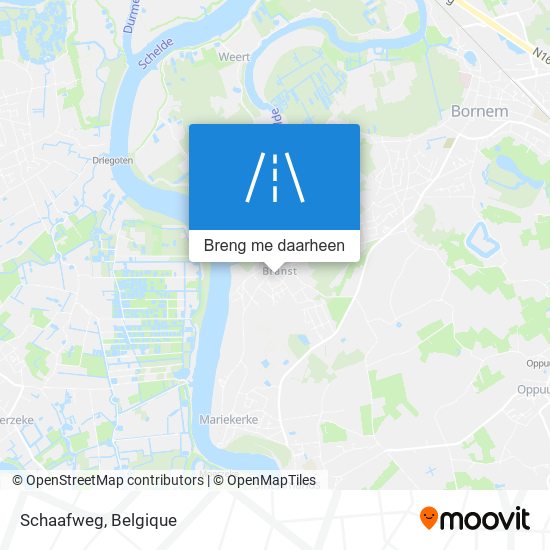 Schaafweg kaart