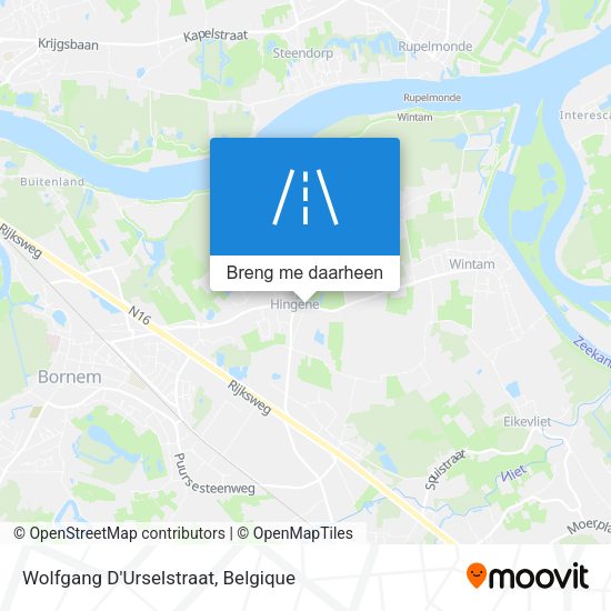 Wolfgang D'Urselstraat kaart
