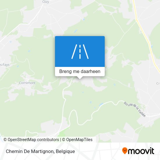 Chemin De Martignon kaart