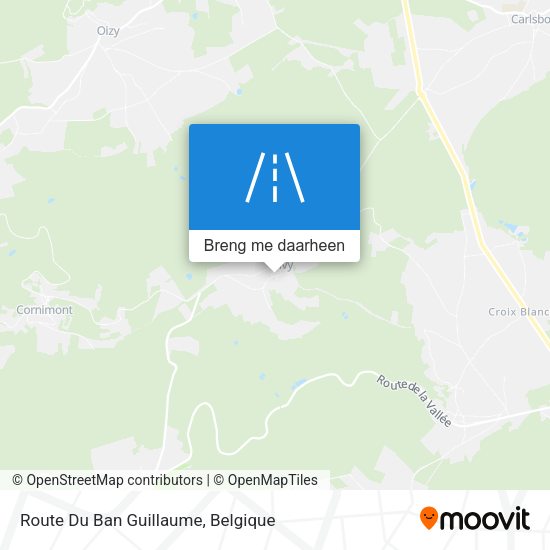 Route Du Ban Guillaume kaart