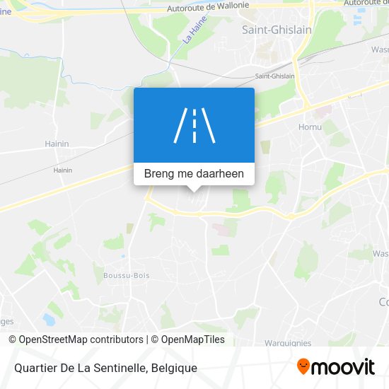 Quartier De La Sentinelle kaart