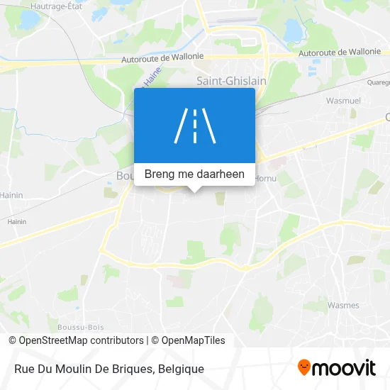 Rue Du Moulin De Briques kaart