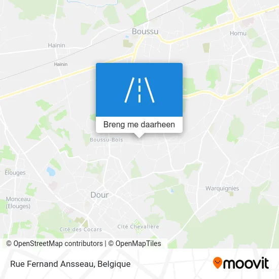 Rue Fernand Ansseau kaart