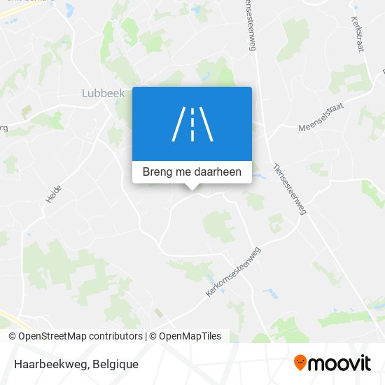 Haarbeekweg kaart