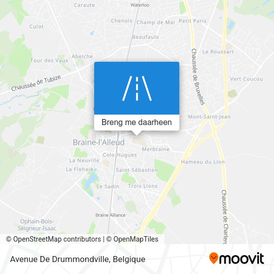 Avenue De Drummondville kaart