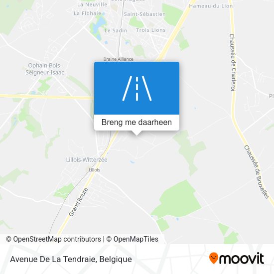 Avenue De La Tendraie kaart