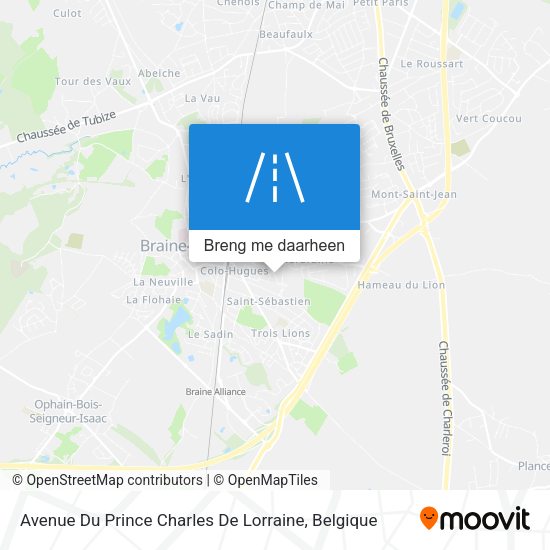 Avenue Du Prince Charles De Lorraine kaart