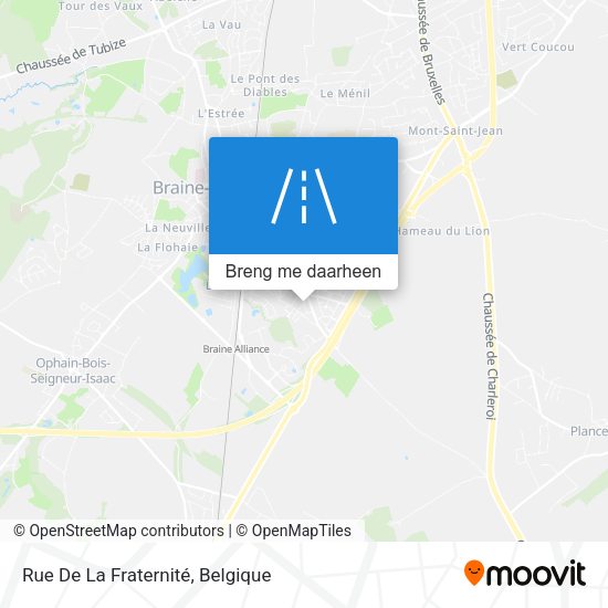 Rue De La Fraternité kaart