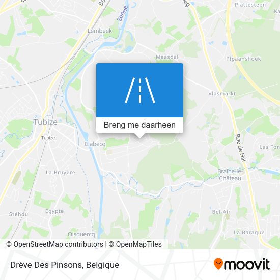 Drève Des Pinsons kaart