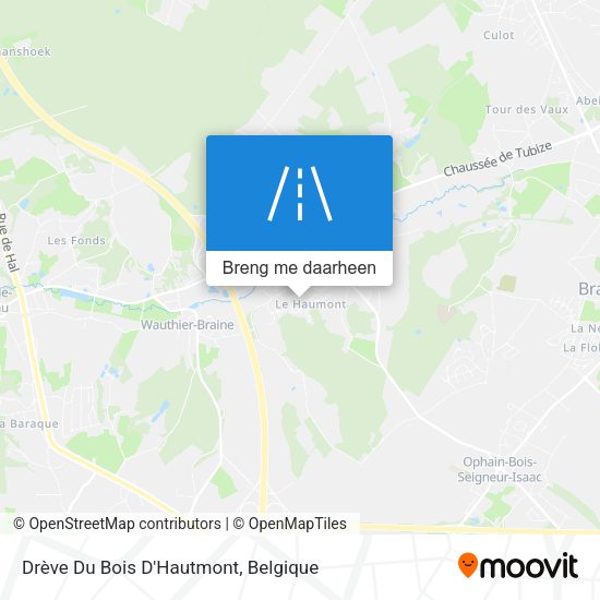 Drève Du Bois D'Hautmont kaart