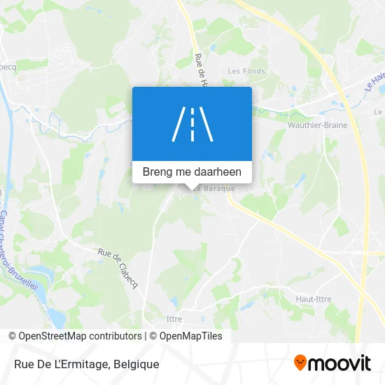 Rue De L'Ermitage kaart