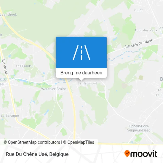 Rue Du Chêne Usé kaart